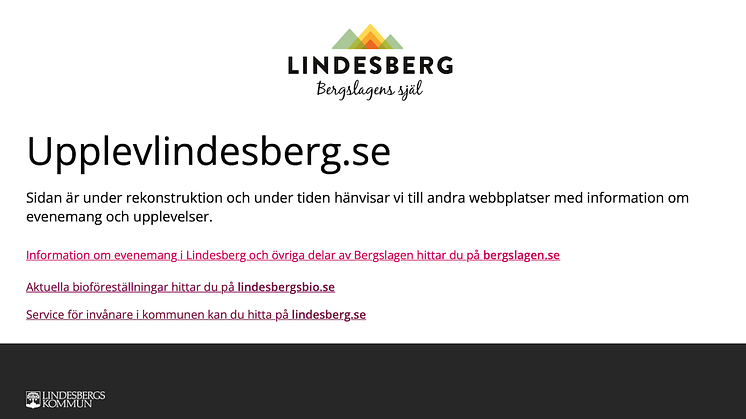 Lindesbergs evenemangskalender under rekonstruktion - och utredning