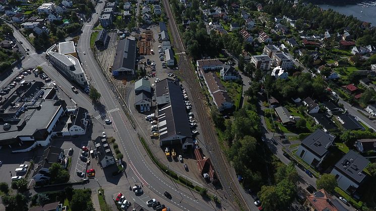 Holtet base før arbeidene starter