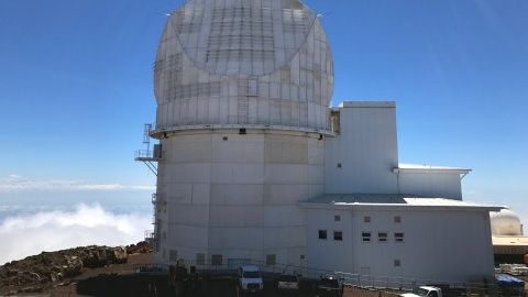 The site of the DKIST Telescope, Haleakala Mountain in Maui, Hawaii