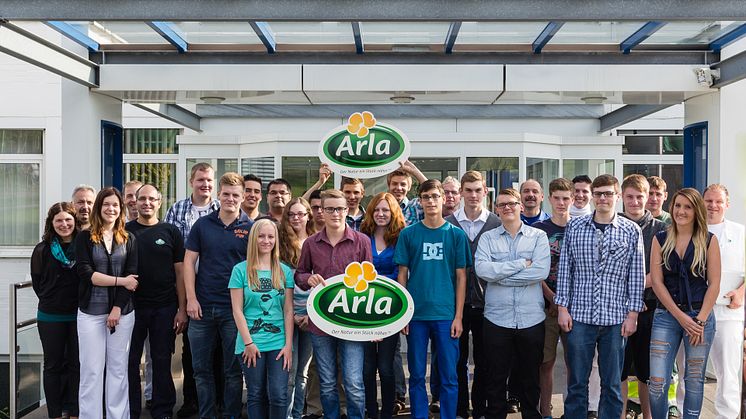 17 neue Auszubildende starten am Arla Standort Pronsfeld ins Berufsleben
