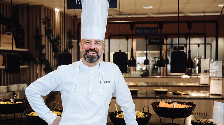 Krister Dahl, ny Culinary Director på Compass Group Sverige.