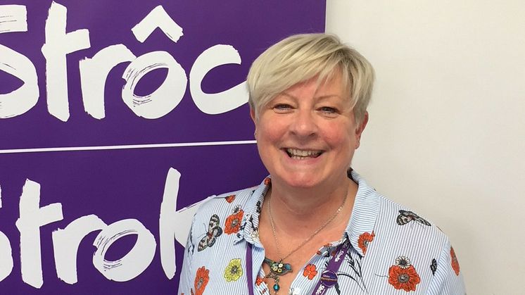 The Stroke Association’s Support Coordinator , Liz Atter, who is overseeing Caring and You