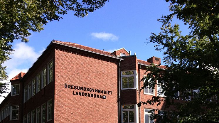 Öresundsgymnasiet i Landskrona. Foto: Monika Torkar