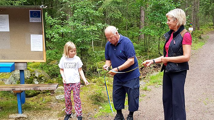 Invigning av Hälsostigen