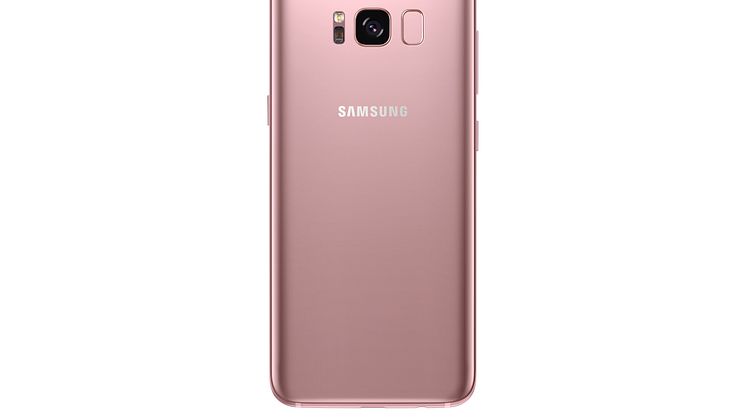 Samsung Galaxy S8 og S8+ kommer i den nye fargen Rose Pink.