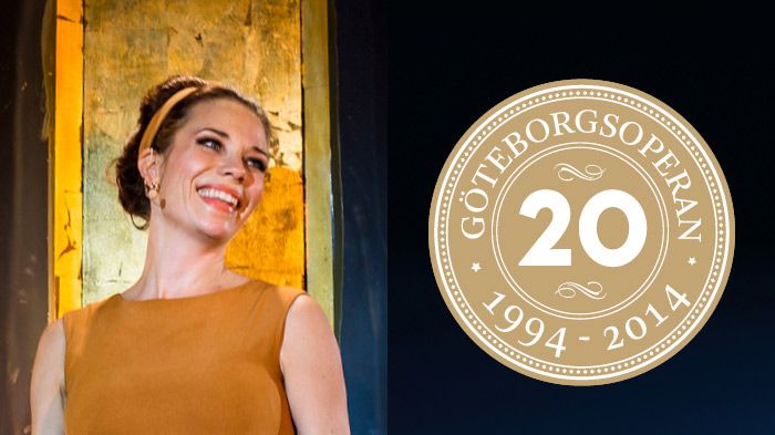 Musikaliska återblickar i GöteborgsOperans 20-årskonsert och ny chans att se succémusikalen Carmencita Rockefeller. 