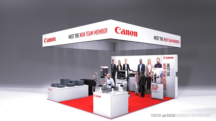 Canon visar upp sin nya bläckstråleskrivare för företag för första gången i Norden på Dustin EXPO