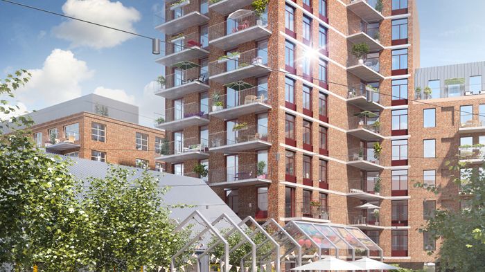 Skandia Fastigheter väljer fjärrvärme för Fabriksparken