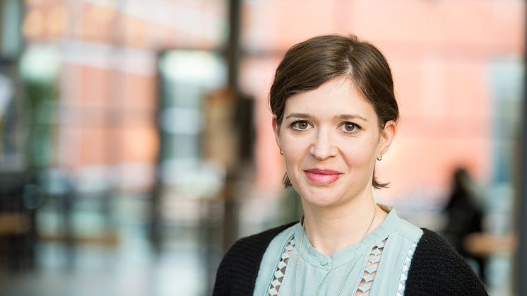 Karin Bergman Rimbe, universitetslektor i didaktik är en av finalisterna i den nationella tävlingen Forskar Grand Prix. 