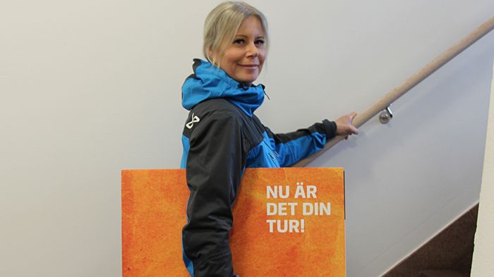Magdalena Nordsvan ger sin del av Kundmiljonen till Missing People Norrbotten