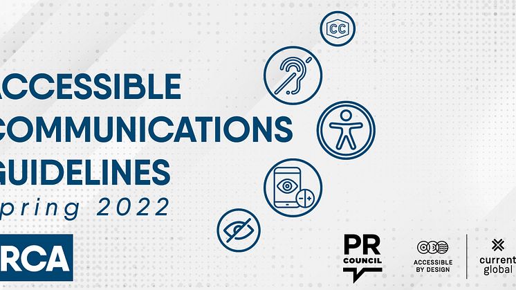PRCA publishes Accessible Communications Guidelines Spring Edition