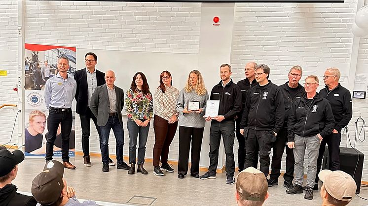 Kungsmadskolan i Växjö firar certifiering som Motorbranschcollege