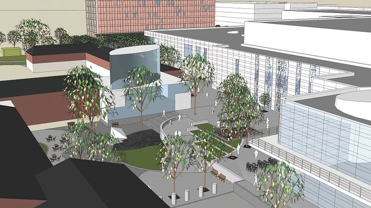 Nu inleds arbetet med nya Turebergs torg och park i Sollentuna
