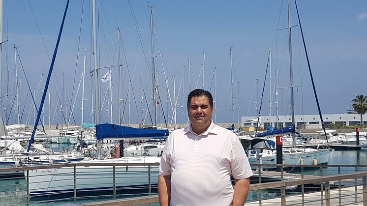 Bahadir Gökçetekin, the new Harbour Master at Karpaz Gate Marina