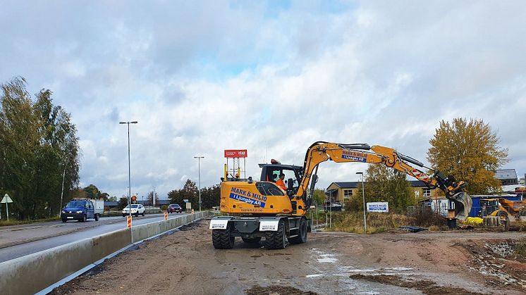 Söderleden avstängd under delar av helgen den 19-20 oktober