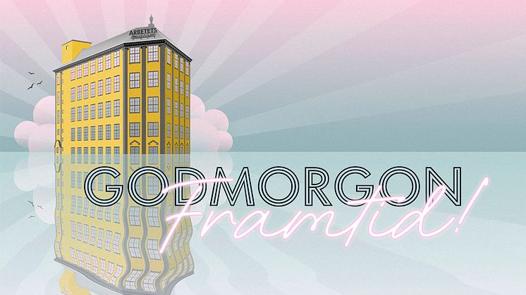 Godmorgon, Framtid! öppnar på Arbetets museum den 30 oktober. Illustration: Karin Z Sunvisson.