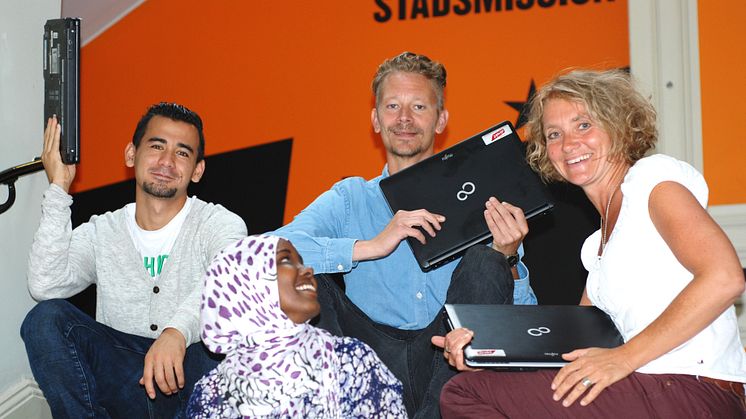 Datordonation till Stadsmissionen
