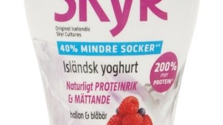 Nyhet! Skyr TM Isländsk yoghurt med 40% mindre socker!