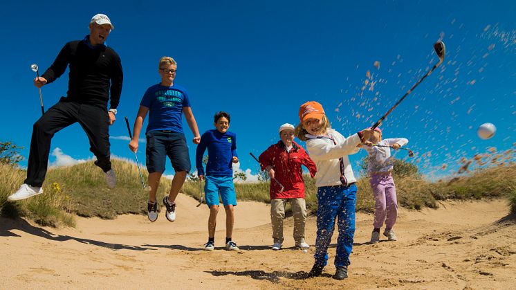 Lyckad insamling till juniorer för Halmstads golfturné 
