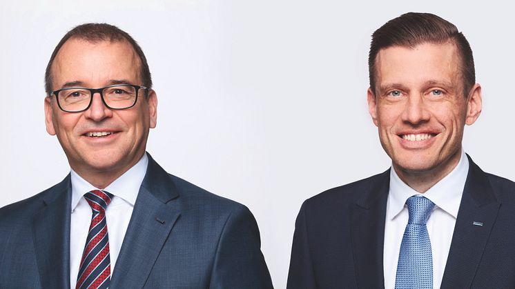 Change of leadership at Dachser Food Logistics - Alfred Miller (left) and Alexander Tonn (right)