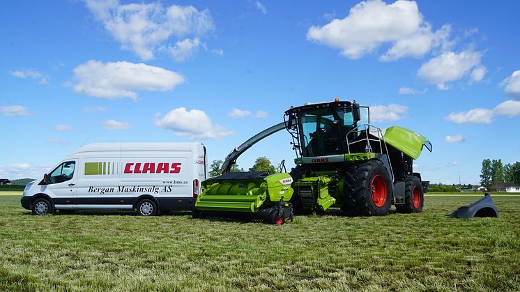 Bergan Maskinsalg er en av fem forhandlere som utpekes som kompetansesenter for CLAAS JAGUAR.