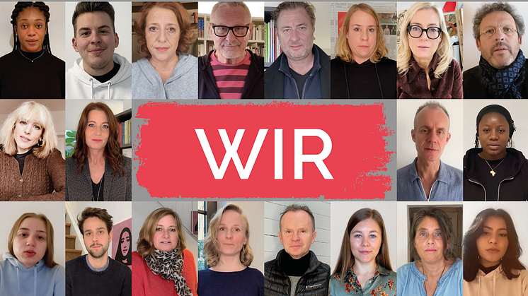 Gemeinsam für sozialen Zusammenhalt: Willy Astor, Mark Mast, Judith Milberg, Dr. Rebekka Reinhard, Max Uthoff, Konstantin Wecker, Stefan Wilkening und das Team von DEIN MÜNCHEN.