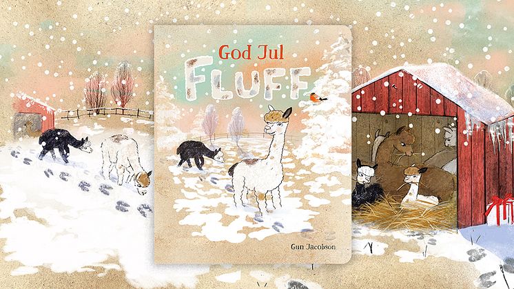 Gun Jacobson ger ut en ny bilderbok för de allra yngsta barnen - God Jul FLUFF
