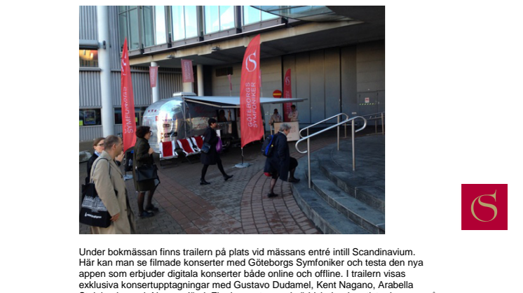 Göteborgs Symfonikers konserttrailer på bokmässan!