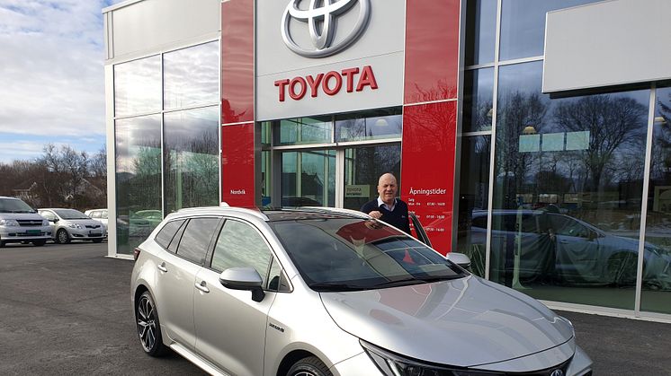 Nye Toyota Corolla Hybrid er klar for Brønnøysund