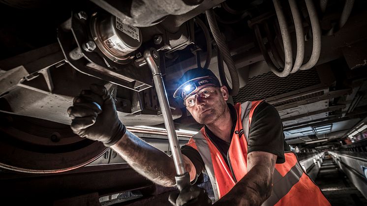 Fitting sensors to the Great Northern Class 365 fleet at Hornsey depot, north London