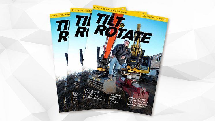 For all excavator enthusiasts – the latest issue of Tilt & Rotate is out now!