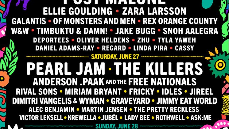 LOLLAPALOOZA STOCKHOLM 2020