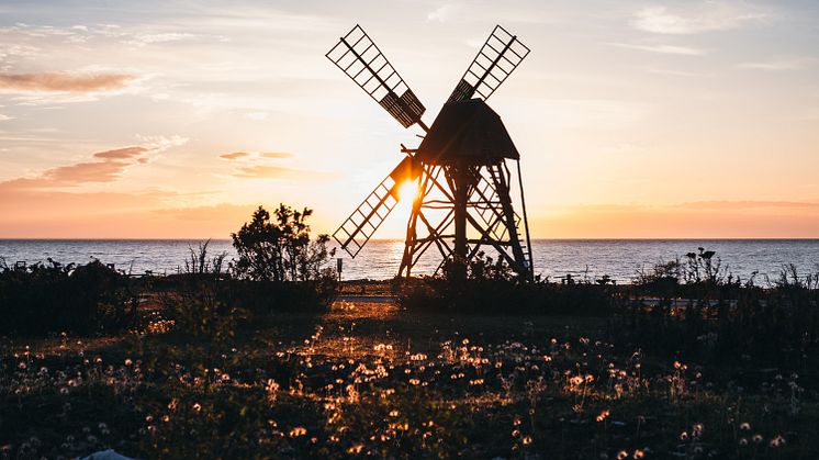 Skurkvarnen i Jordhamn i solnedgång Fotograf/Källa: Marcus Carlsson