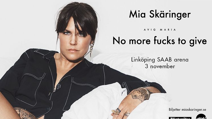 Mia Skäringer till Linköping med Avig Maria - No more fucks to give!