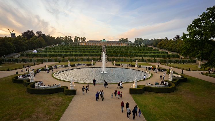 Schloss Sanssouci zur Schlössernacht (Foto: PMSG SPSG André Stiebitz)