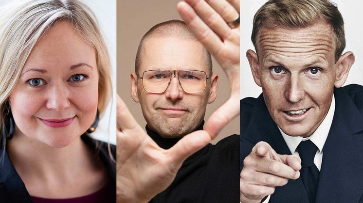 Sofia Rasmussen, Ari Riabacke och Måns Möller föreläser under dagen