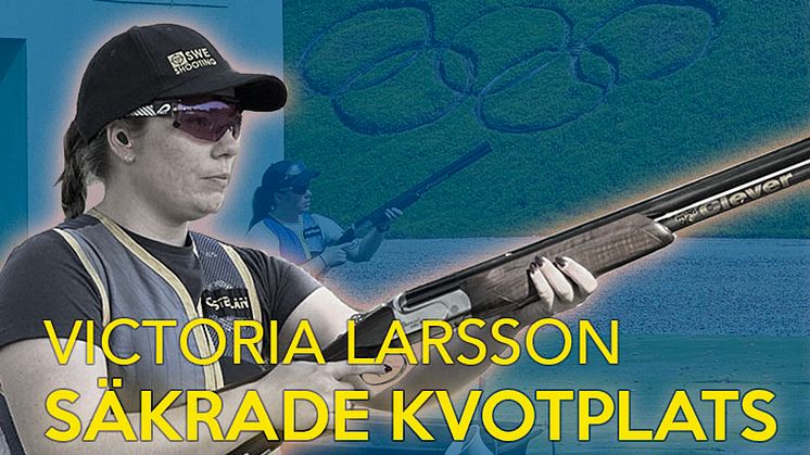 Victoria Larsson vann en kvotplats i OS-kvalet i Doha. Victoria blev fyra i finalen och det räckte för en kvotplats. 