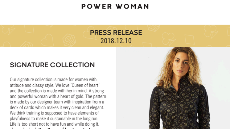 Power Woman - SIGNATURE COLLECTION