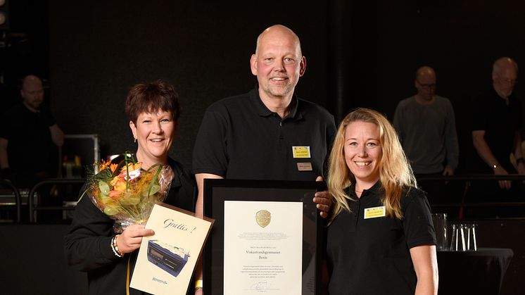 Viskastrandsgymnasiet i Borås blev Årets Transportskola 2015