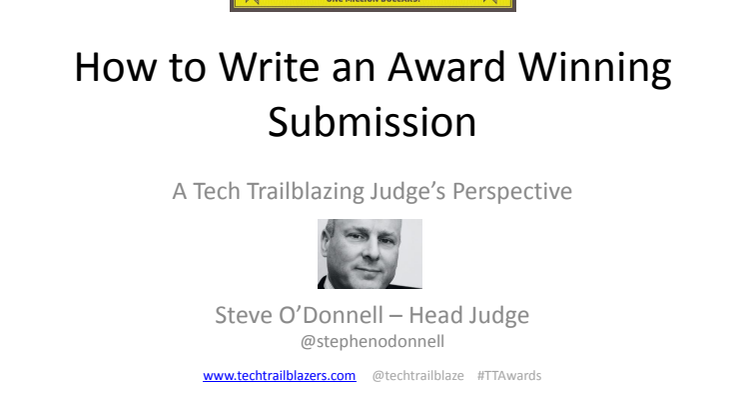 Be a winner! Top tips for winning the Tech Trailblazers Awards