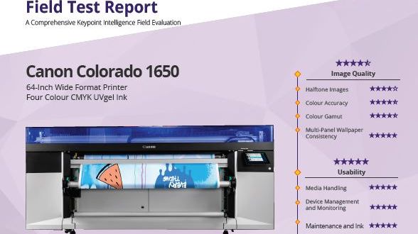 Keypoint Intelligence Field Test Report - Canon Colorado 1650