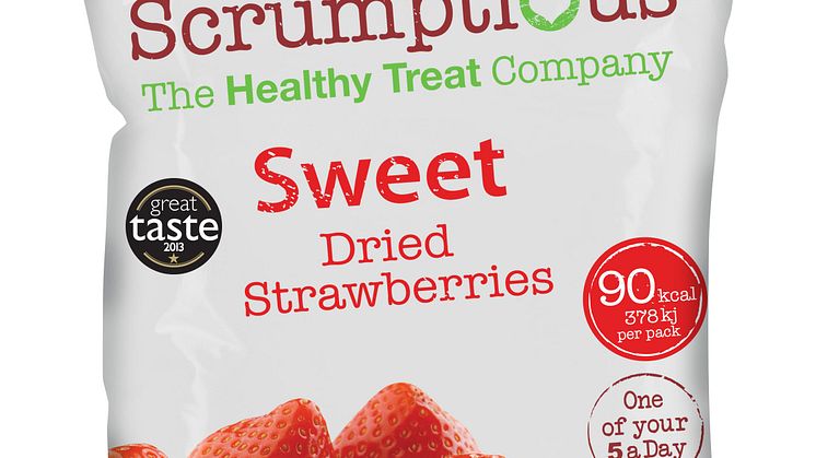Clearly Scrumptious Sweet dried Strawberries, 30 g