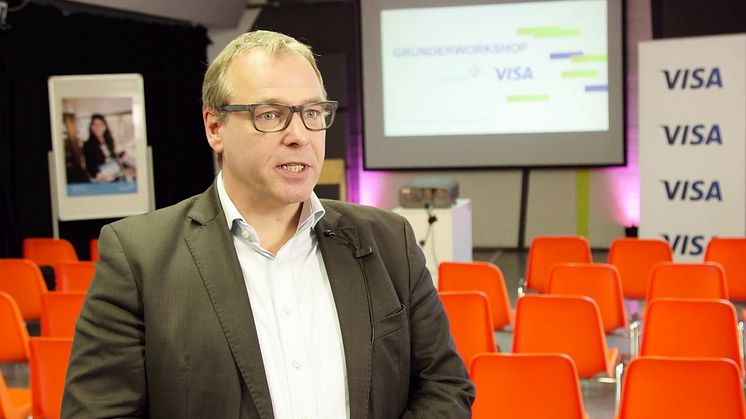 Gründerworkshop: Ulrich Keppler von Visa Europe über die Vorteile der Kartenakzeptanz