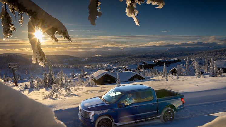 Ford F-150 Lightning Norge vinter 2023