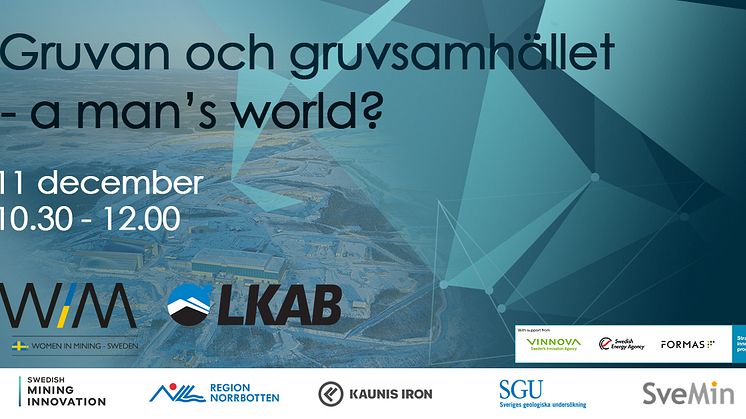 Webbinarium: Gruvan och gruvsamhället - a man's world?