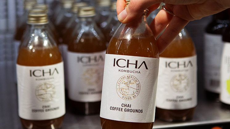 Nyhet: PBX och ICHA lanserar kombucha gjord på kaffesump  