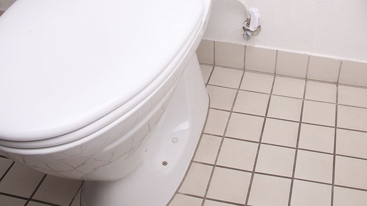 Aguardio leak sensor toalett montering