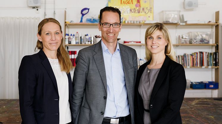 Sofie Eliasson Morsink, vd Coca-Cola European Partners Sverige, Henrik Samuelsson, vd Paulig Foods, Martina Flemström, GM Upfield AB