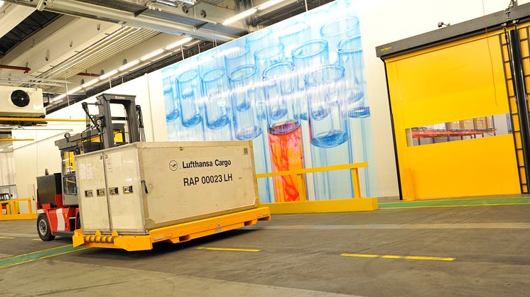 Das Lufthansa Cargo Pharma Hub in Frankfurt bietet eine hochmoderne Infrastruktur für den Transport von temperatursensible Gütern