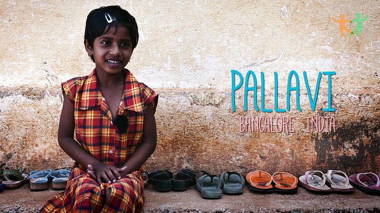 Pallavi 6 år drömmer om att bli dansare